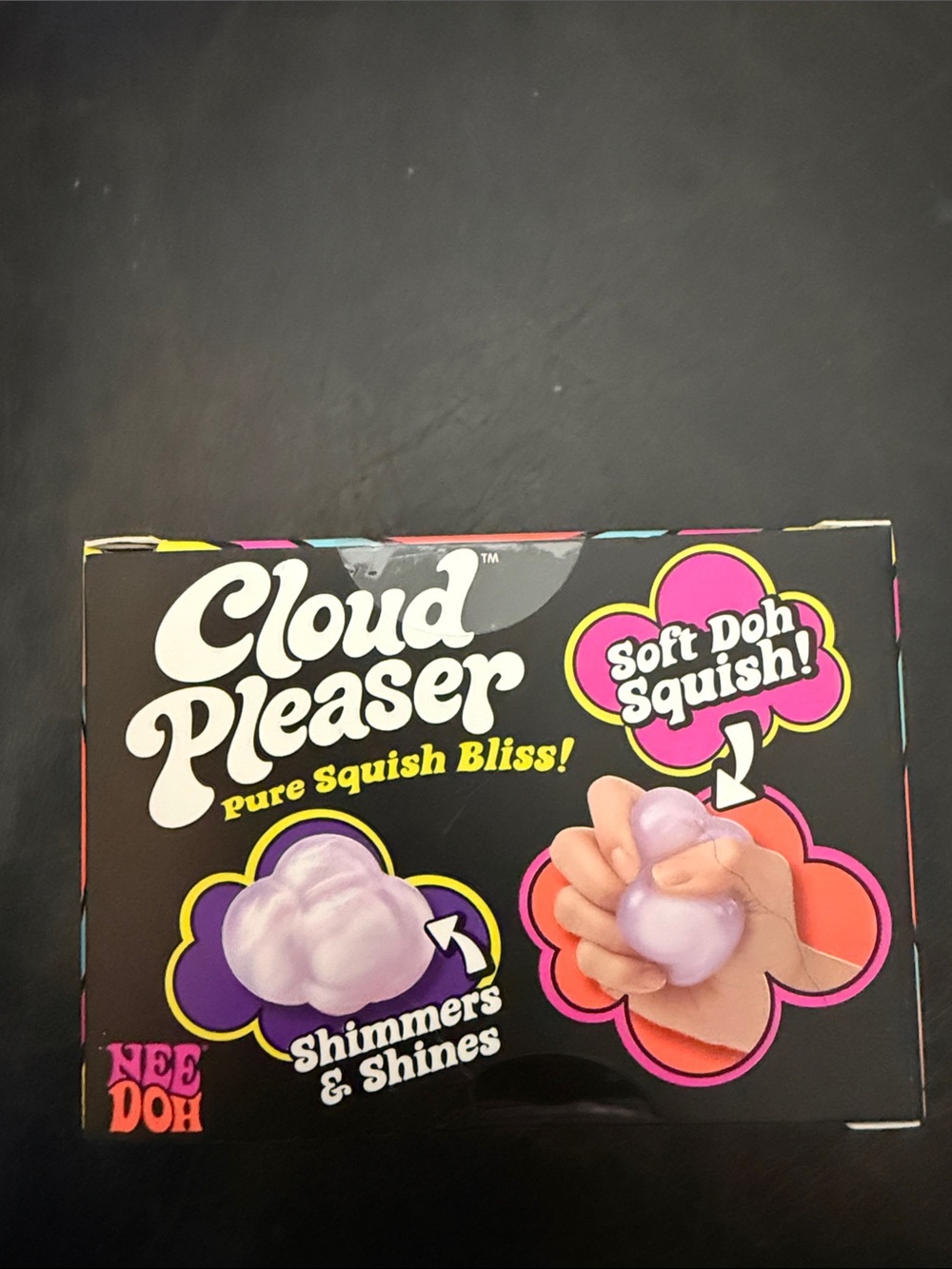New NeeDoh Authentic Cloud Pleaser Soft Doh Squish White - Picture 3 of 5